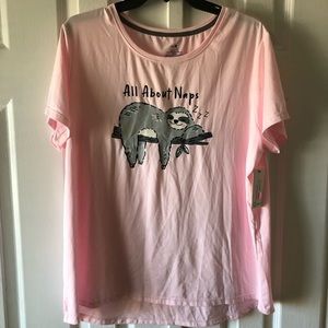 Secret Treasures All About Naps pajama top NWT